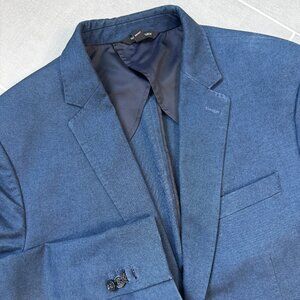 Banana Republic Blue Slim Fit Stretch Sport Coat Jacket sz 44R